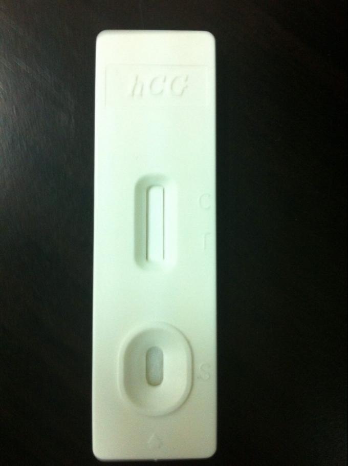 Tira de teste fêmea da gravidez da etapa de HCG um