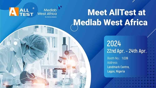 Latest company news about Conheça o AllTest no Medlab África Ocidental