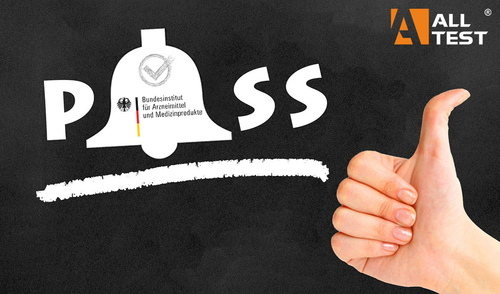 Últimas notícias da empresa sobre Felicitações! Os produtos do antígeno de COVID-19 de ALLTEST Biotech passaram a certificação alemão de BfArM