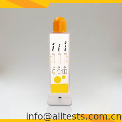 Good price FCoV FPV Giardia Lamblia Antigen Combo Kit de teste rápido Fezes Copo de diagnóstico veterinário on-line