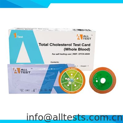 Bom preço OTCH-404H -- Cartão de teste de colesterol total de alta precisão (sangue completo) on-line