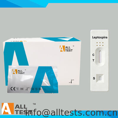 Bom preço Teste Rápido Leptospira IgM com Tempo de Leitura de 15 Minutos, Certificado CE e Alta Precisão para Sangue Total/Soro/Plasma on-line