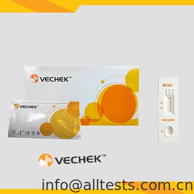 Bom preço Cassete de teste rápido de antígeno do coronavírus bovino para fezes com tempo de leitura de 10 minutos, alta precisão e operação simples on-line