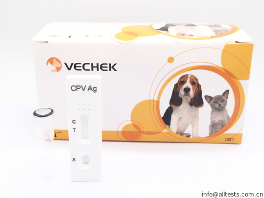 Good price Jogos rápidos do teste do antígeno canino de Parvovirus (Cpv), gaveta rápida do teste da cor branca com janela dos testes on-line