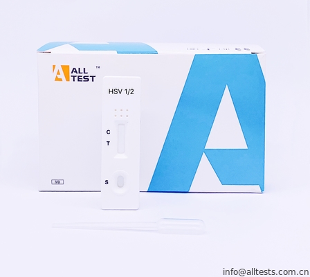 Good price O fluxo lateral Immunochromatographic analisa a gaveta rápida do teste de HSV 1/2 IgG para o soro ou o plasma on-line