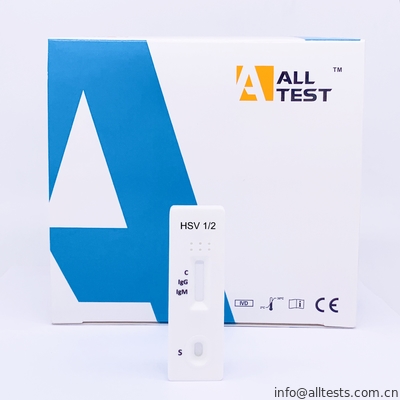 Good price HSV 1/2 IgG/do fluxo lateral rápido da gaveta teste de IgM Immunoassay cromatográfico on-line