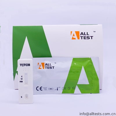 Good price Detecção qualitativa humana rápida da hemoglobina/Transferrin do teste de diagnóstico do sangue com CE on-line