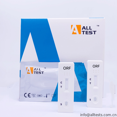 Good price Ensaios laterais de Immunochromatographic do fluxo da gaveta rápida reumatoide do teste do fator no soro ou no plasma humano on-line