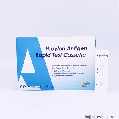 Good price Da gaveta rápida do teste do antígeno de H.Pylori ensaios laterais de Immunochromatographic do fluxo on-line