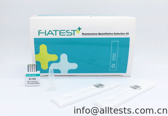 Bom preço uso do teste do microglobul β2 com sangue inteiro humano /serum /plasma pelo analisador do Immunoassay da fluorescência de Fiatest on-line