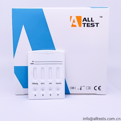 Good price O fluxo lateral Immunochromatographic analisa a gaveta rápida combinado do teste da sífilis de HBsAg/HCV/HIV/ on-line
