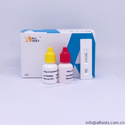 Good price Linha de controle no Strep azul jogos rápidos dos antígenos em espécimes do cotonete da garganta com CE on-line
