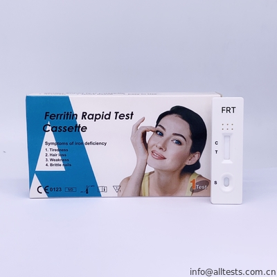 Good price Gaveta rápida do teste de diagnóstico do Ferritin alto de Quilified no sangue inteiro on-line