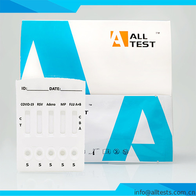 Bom preço O CE rápido combinado do teste do antígeno de COVID-19/InfluenzaA+B/RSV/Adenovirus /M.pneumoniae marcou on-line