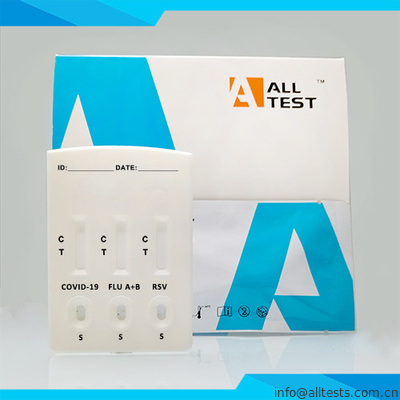 Good price Teste combinado de antígenos SARS-CoV-2/Influenza A+B/RSV rápido para diagnóstico rápido on-line