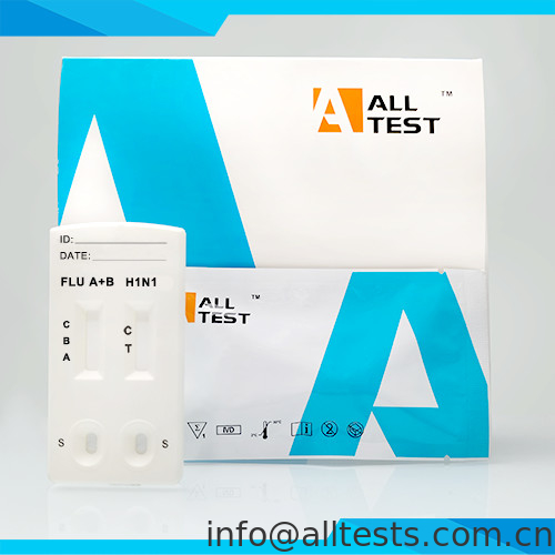 Convenient Influenza A/B and H1N1 Combo Rapid Test Cassette(Swab/Nasal Aspirate) with CE Certificate