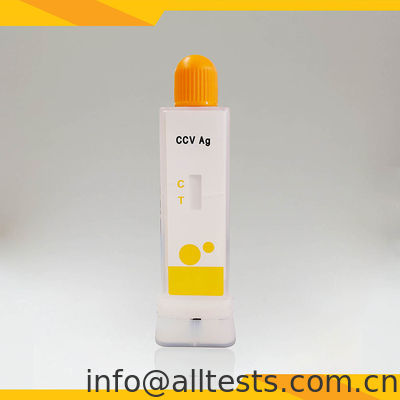 Bom preço Kit de Teste Rápido de Antígeno CCV de 10 Minutos para Detecção de Coronavírus Canino em Fezes/Vômito Usando Imunocromatografia on-line