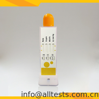 Good price Rotavirus Cryptosporidia Coronavirus E. Coli Antigen Combo Rapid Test Feces Sample on-line