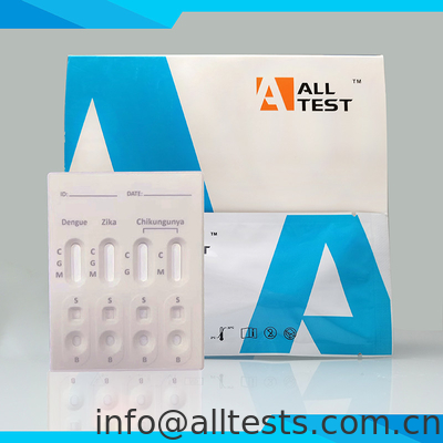 Good price Testes rápidos combinados de dengue/Zika/Chikungunya Teste de doenças infecciosas em cassete detecção de alta sensibilidade on-line