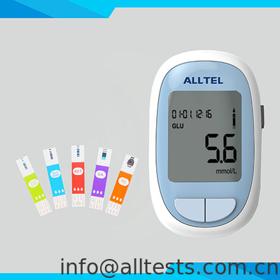 Good price Glucose no sangue GDH / Cetonas / Ácido úrico / Colesterol total Sistema de monitorização 4 em 1 on-line