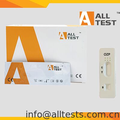 Bom preço Cassete de Teste Rápido OZP para Sangue Total/Soro/Plasma com Tempo de Leitura de 5-10 Minutos e Limiar de 1000 ng/mL on-line