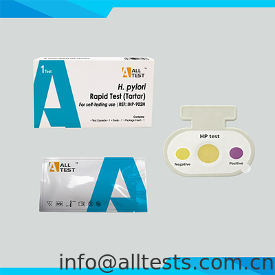 Bom preço Teste rápido de H. pylori para auto-teste com tempo de leitura de 3 minutos, fácil interpretação visual e alta precisão on-line