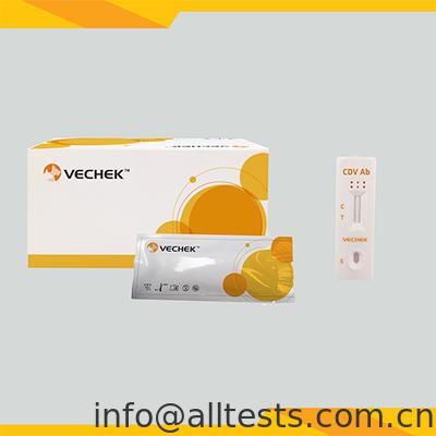 Bom preço Cassete de teste rápido de anticorpos CDV para o vírus do distemper canino com tempo de leitura de 10 minutos e alta precisão para sangue inteiro / soro / plasma on-line