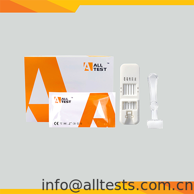 Bom preço Caixa de teste rápido multi-drogas para líquido oral com tempo de leitura de 3-5 minutos e 15 analíticos por teste em design todo-em-um on-line