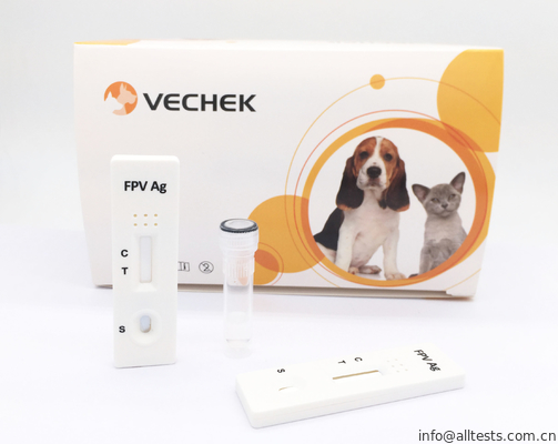 Good price Teste felino vírus AG de Panleucopenia dos jogos bacterianos rápidos superiores do teste com uso flexível on-line