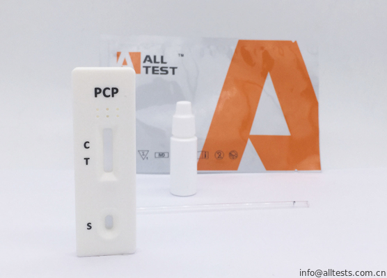 Good price Nenhum OEM do diagnóstico de /serum /plasma Phencyclidine do sangue inteiro do jogo do teste do abuso de drogas da reatividade cruzada 25ng/ml PCP on-line