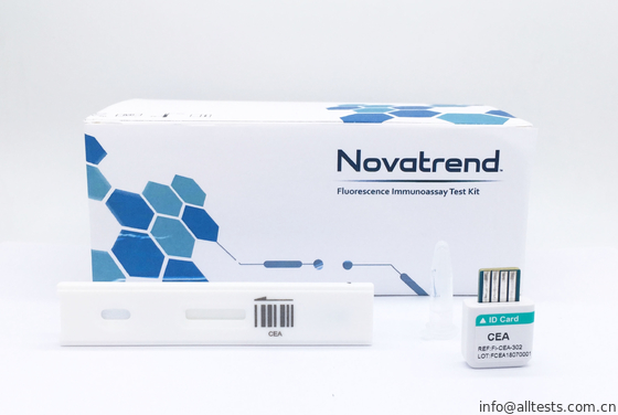 Good price Uso fácil do teste Carcinoembryonic conveniente de (CEA) do antígeno pelo soro /Plasma do analisador do Immunoassay da fluorescência de Novatrend on-line