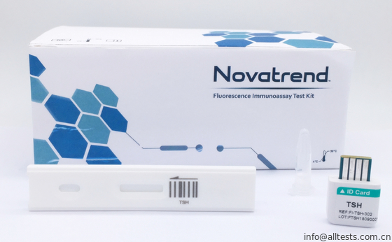 Good price Uso deestimulação conveniente do teste da hormona (TSH) pelo analisador do Immunoassay da fluorescência de Novatrend no soro /plasma on-line