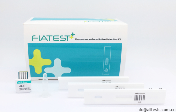 Good price O uso conveniente do teste de Microalbumin por Fiatest VAI analisador do Immunoassay da fluorescência no sangue inteiro humano /serum /plasma on-line