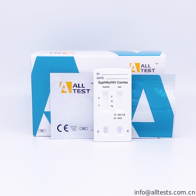 Good price Dos jogos rápidos combinados do teste da sífilis de AllTest/VIH 1.2.O doença infecciosa on-line