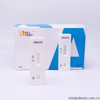 Good price O CE certificou o teste rápido da hemoglobina de Glycated (HbA 1c) no sangue inteiro on-line