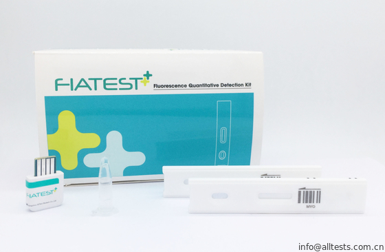 Good price O uso rápido do teste de leitura do Myoglobin (MYO) por Fiatest VAI analisador do Immunoassay da fluorescência no sangue inteiro humano /serum /plasma on-line