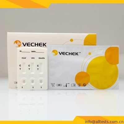 Good price FCoV + FPV + espécime rápido combinado da fezes do teste do antígeno de Lamblia do Giardia on-line